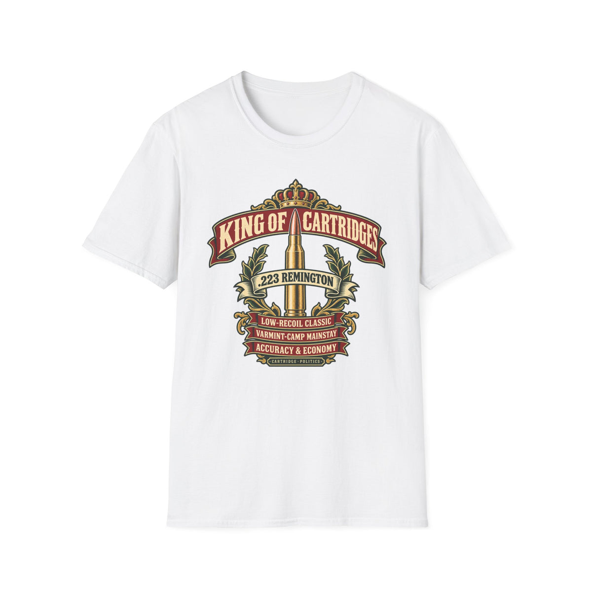 King of Cartridges .223 Remington T-shirt