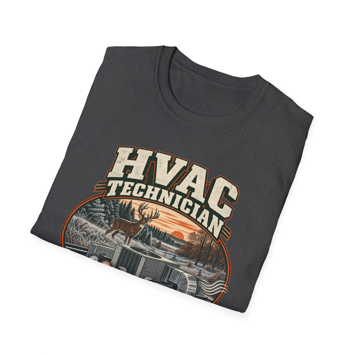 Old School HVAC Technician T-shirt