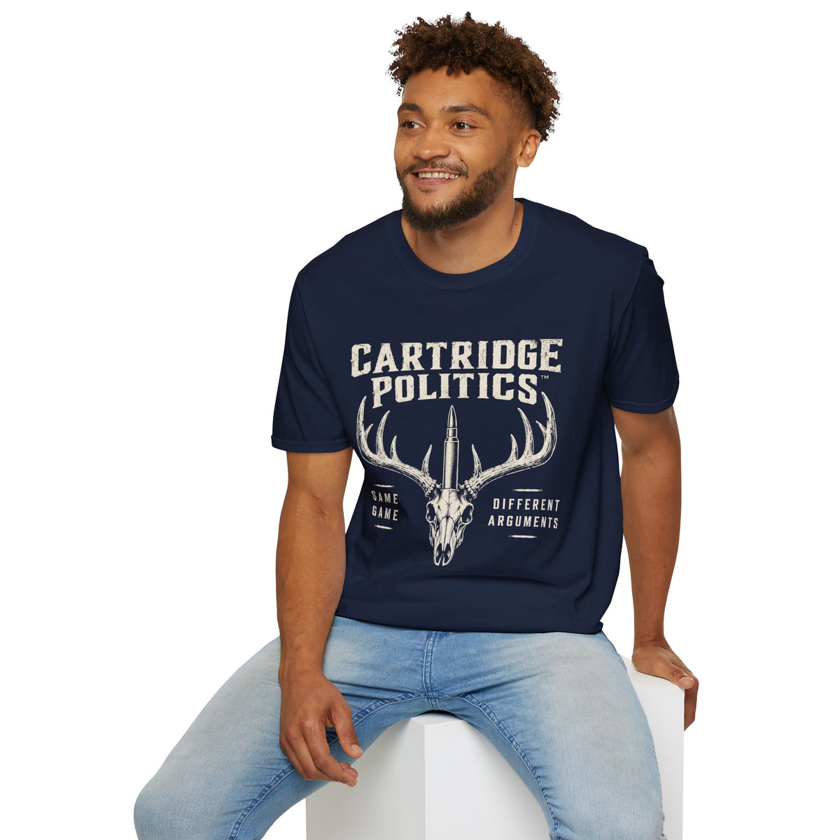 Cartridge Politics Same Game Different Arguments T-shirt