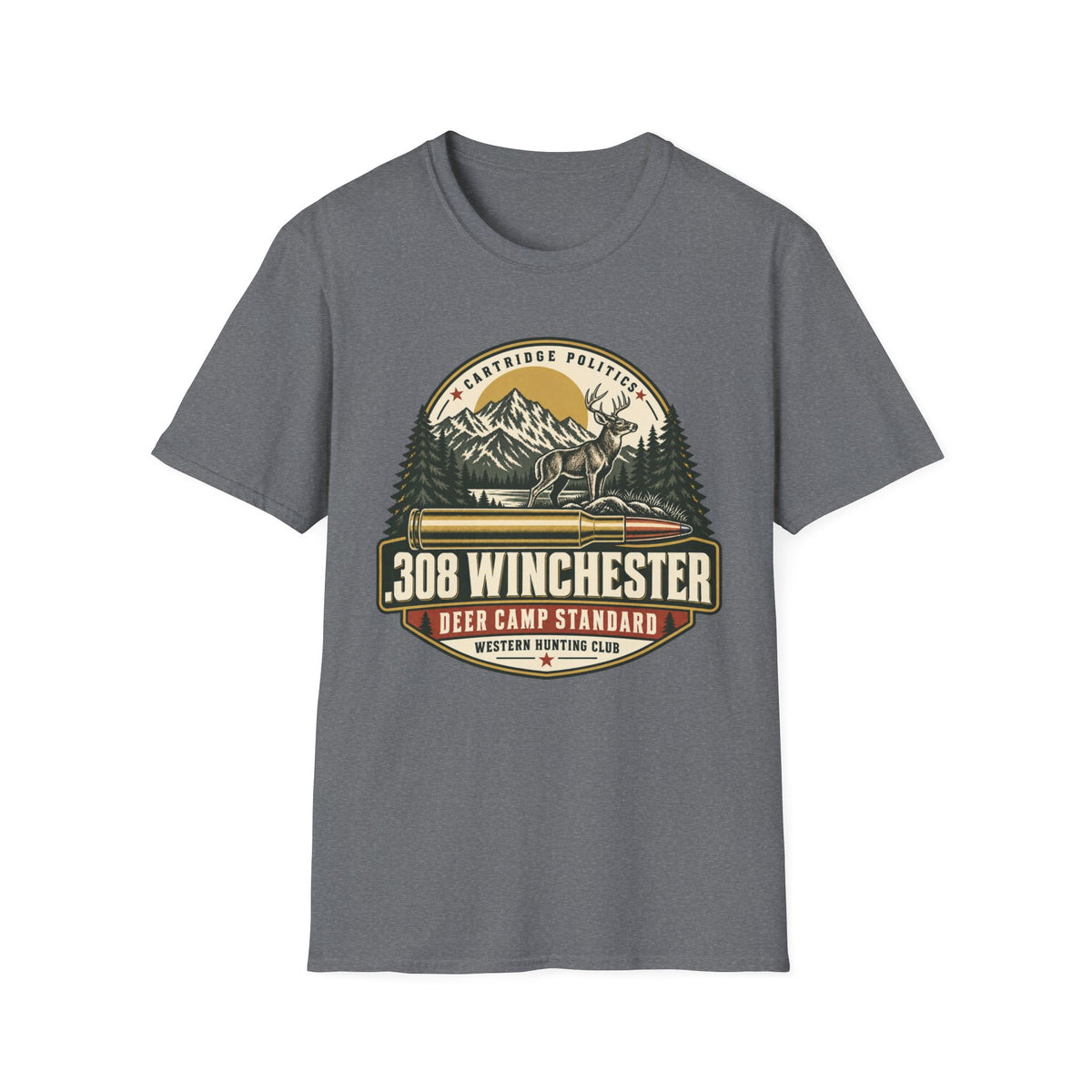 .308 Winchester Shield T-shirt