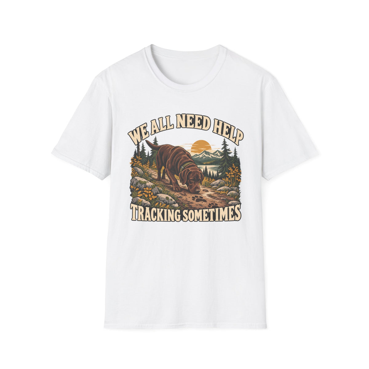 Chocolate Lab Tracking T-shirt