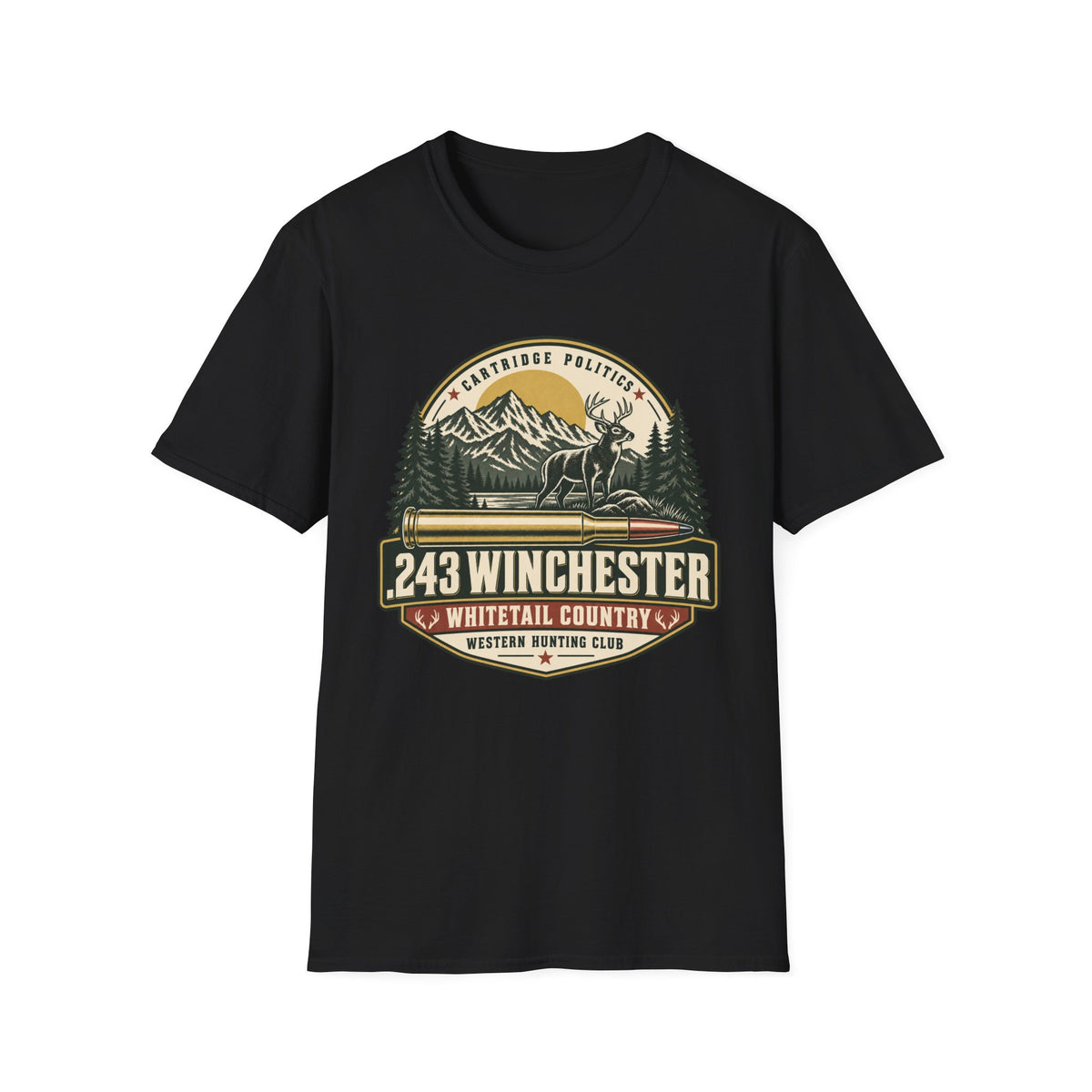 .243 Winchester Shield T-shirt