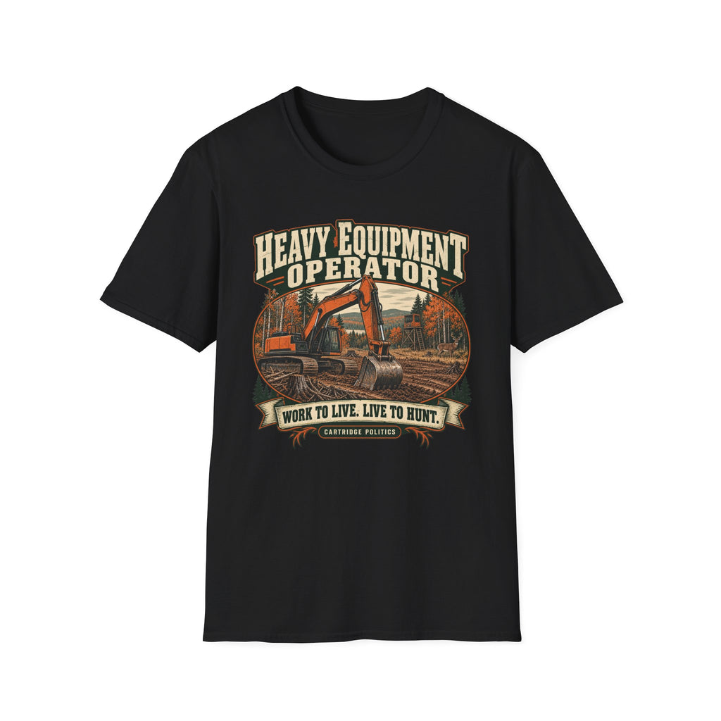 Old School Heavy Equipment Operator T-shirt