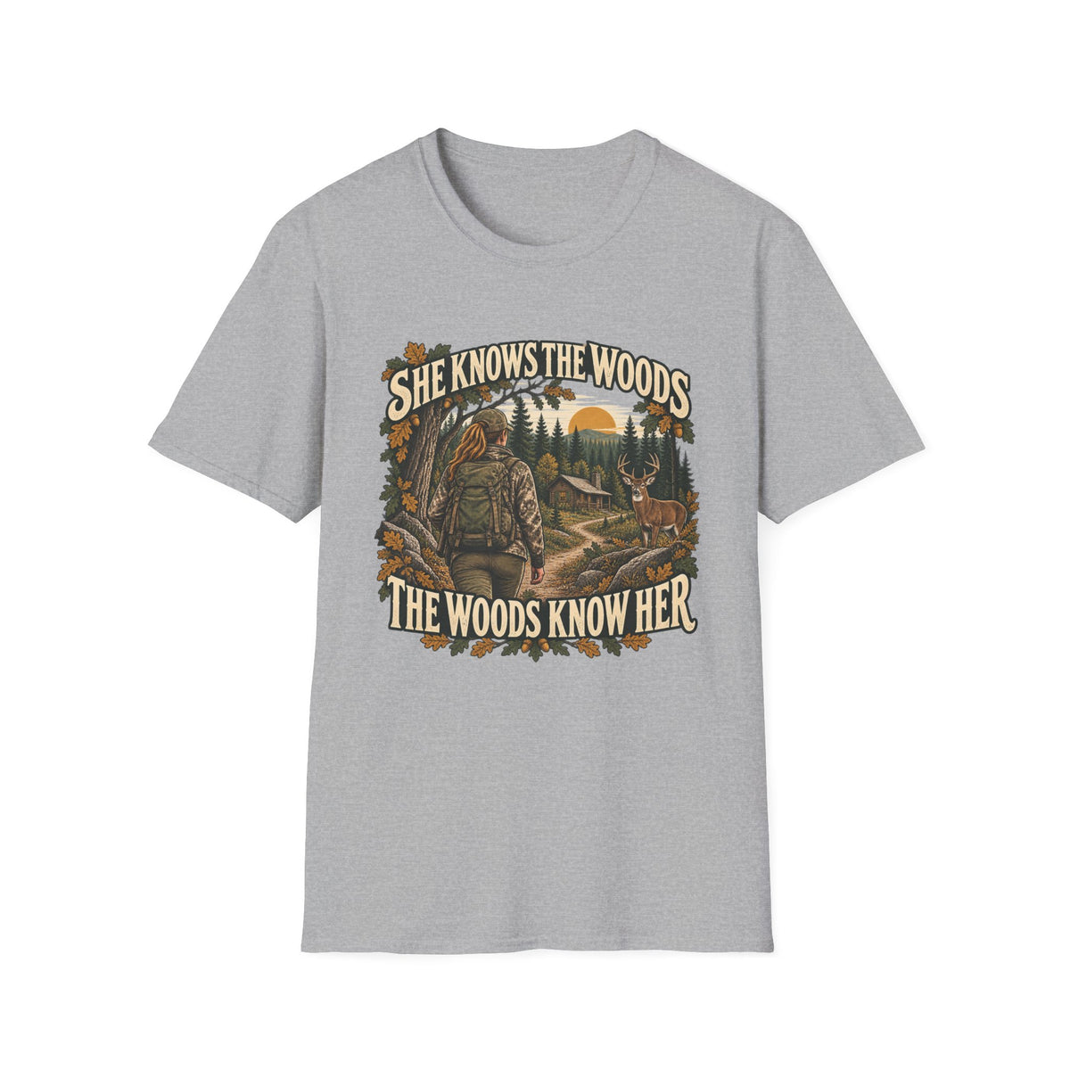 She Knows The Woods T-shirt