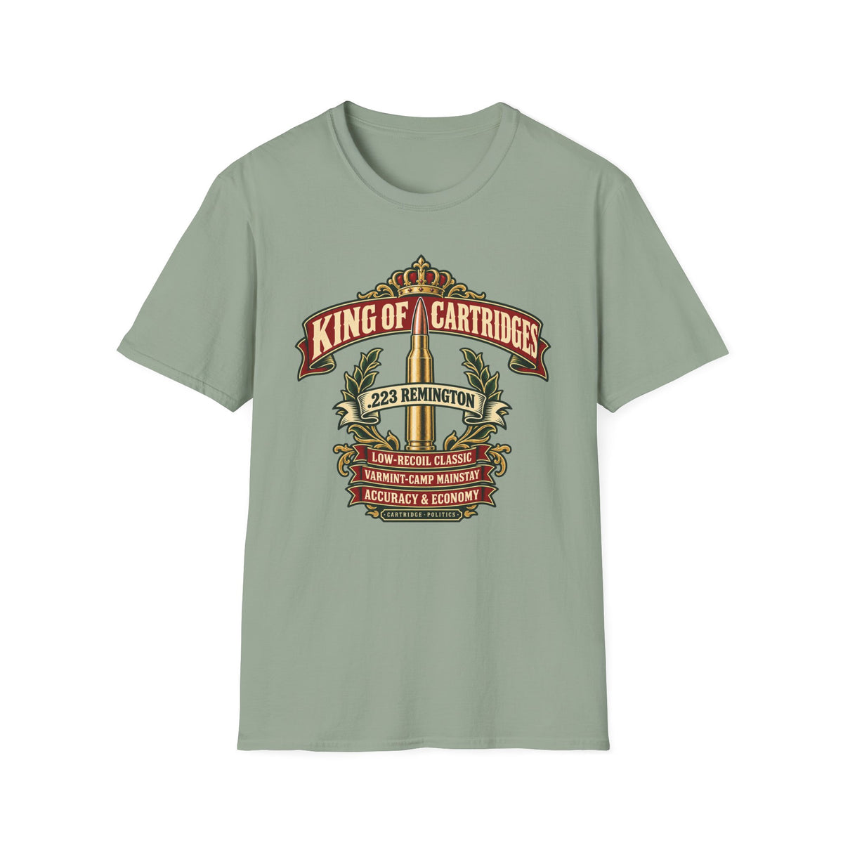 King of Cartridges .223 Remington T-shirt