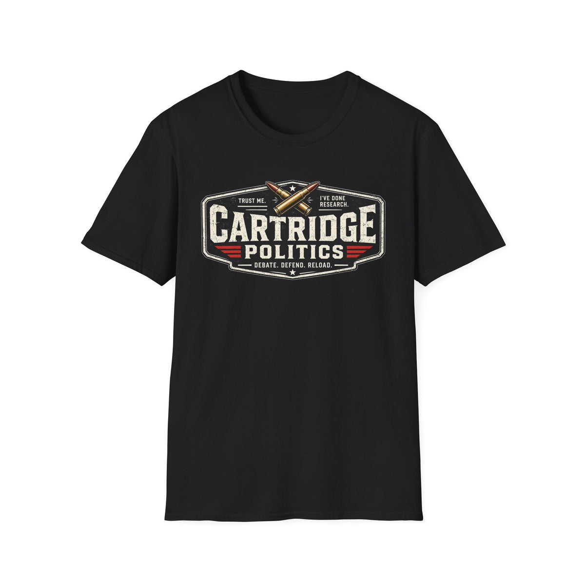 Cartridge Politics Shield T-shirt