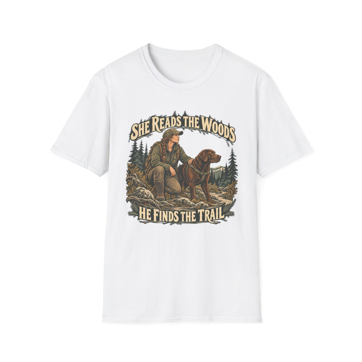 She Reads The Woods T-shirt