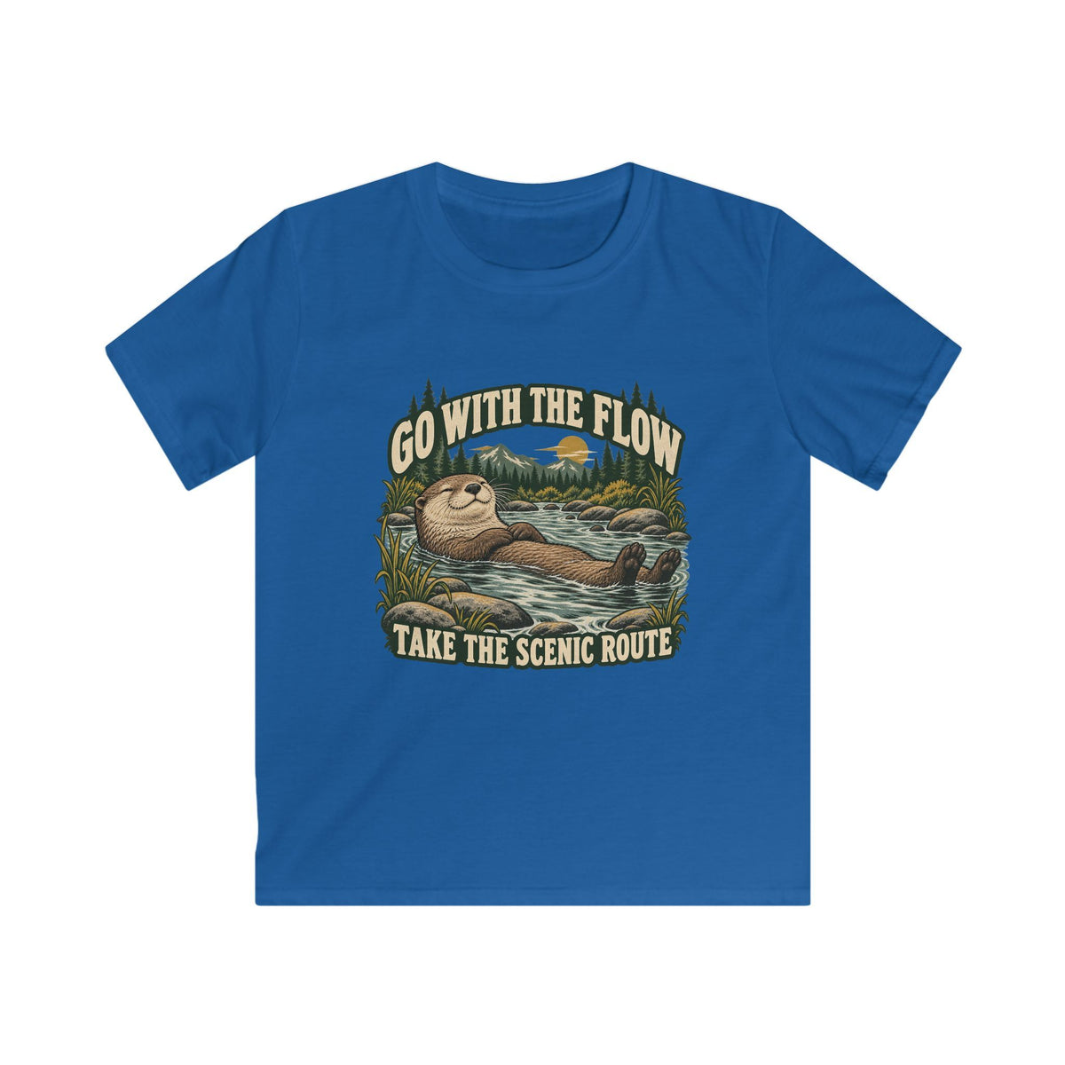 Kids Go With The Flow Otter T-shirt