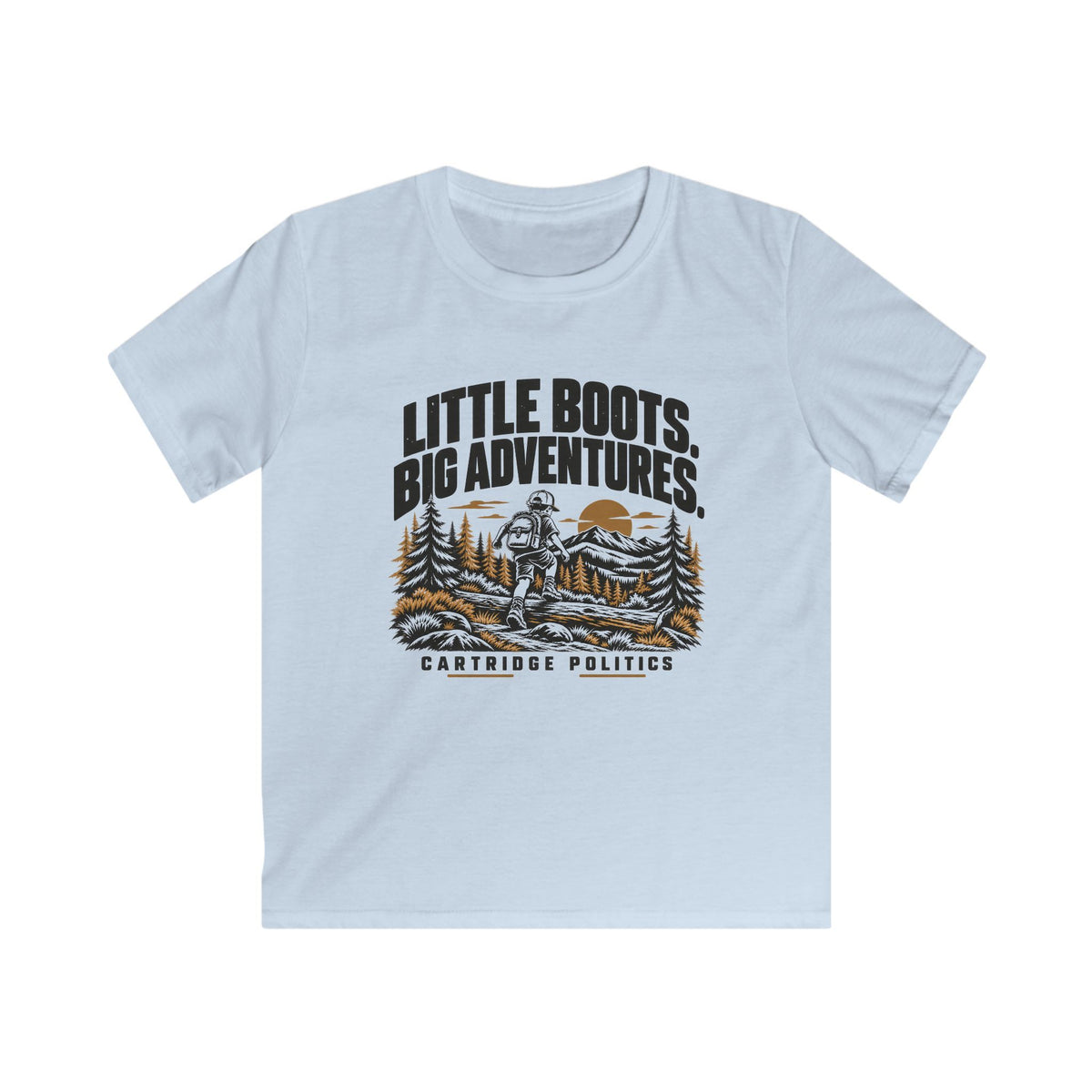 Kids Little Boots Big Adventures T-shirt