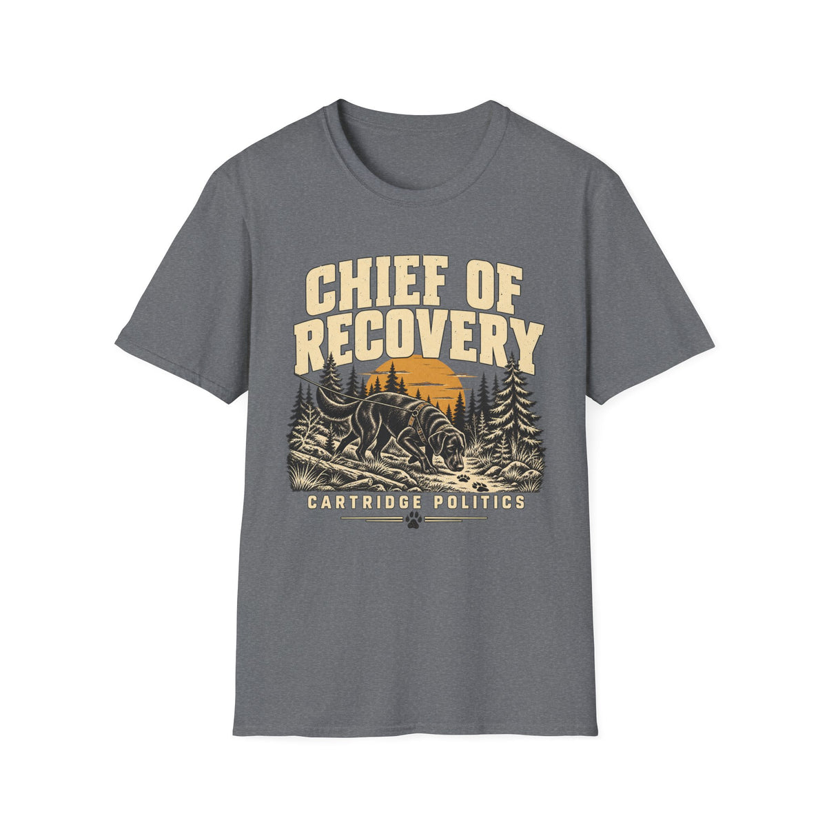 Black Lab Chief of Recovery T-shirt