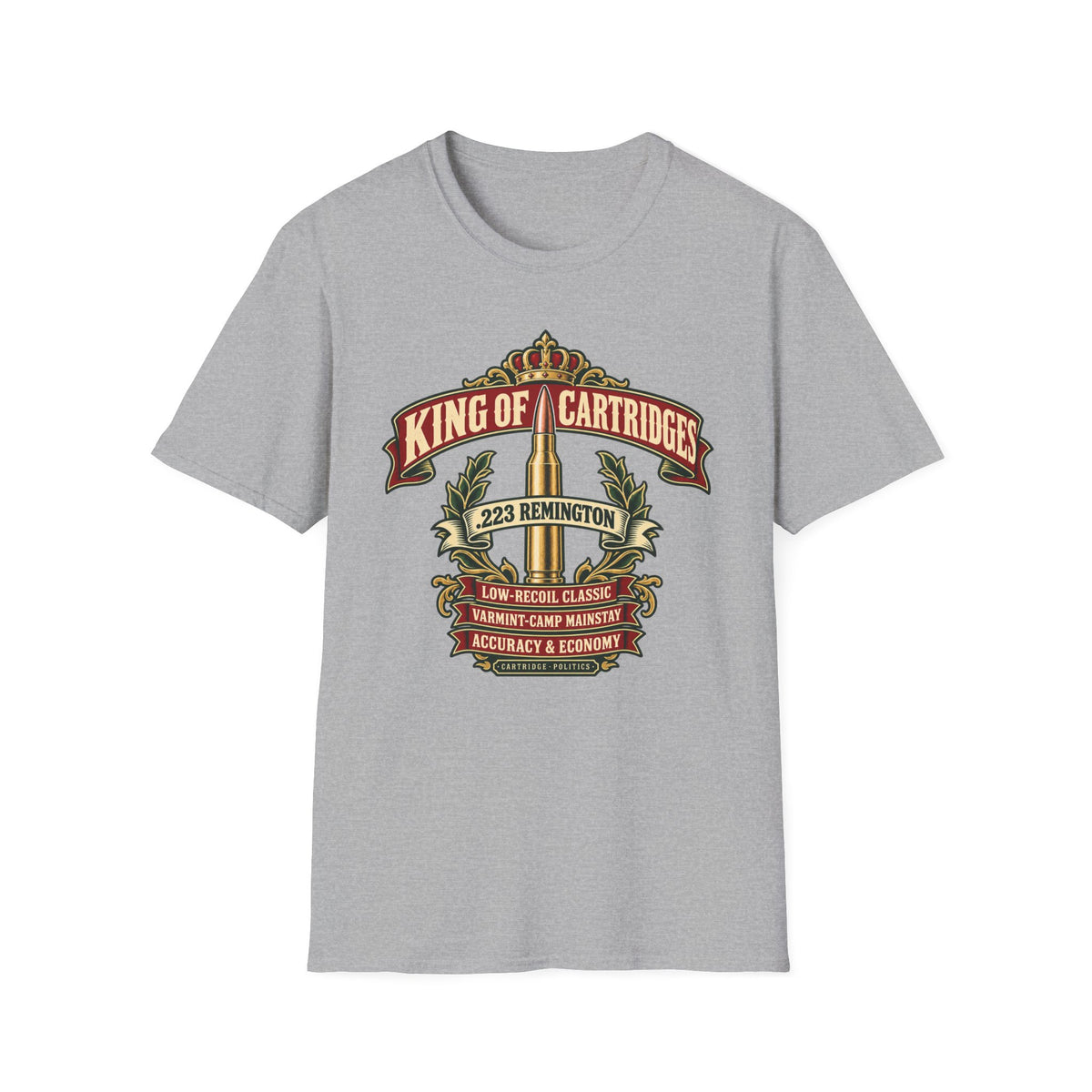 King of Cartridges .223 Remington T-shirt