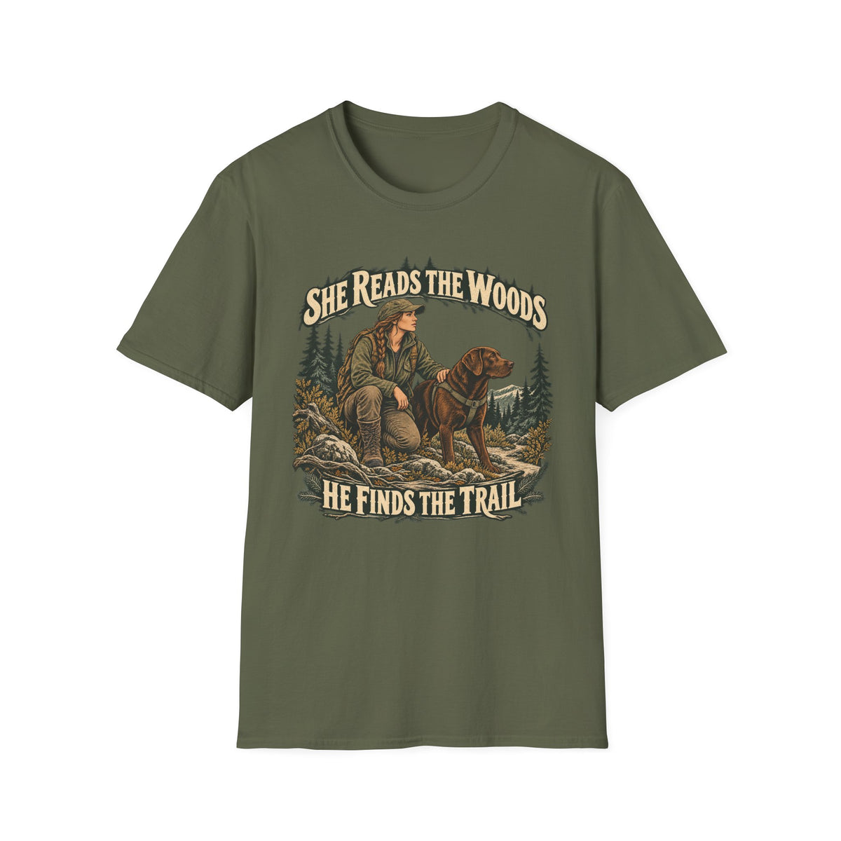 She Reads The Woods T-shirt