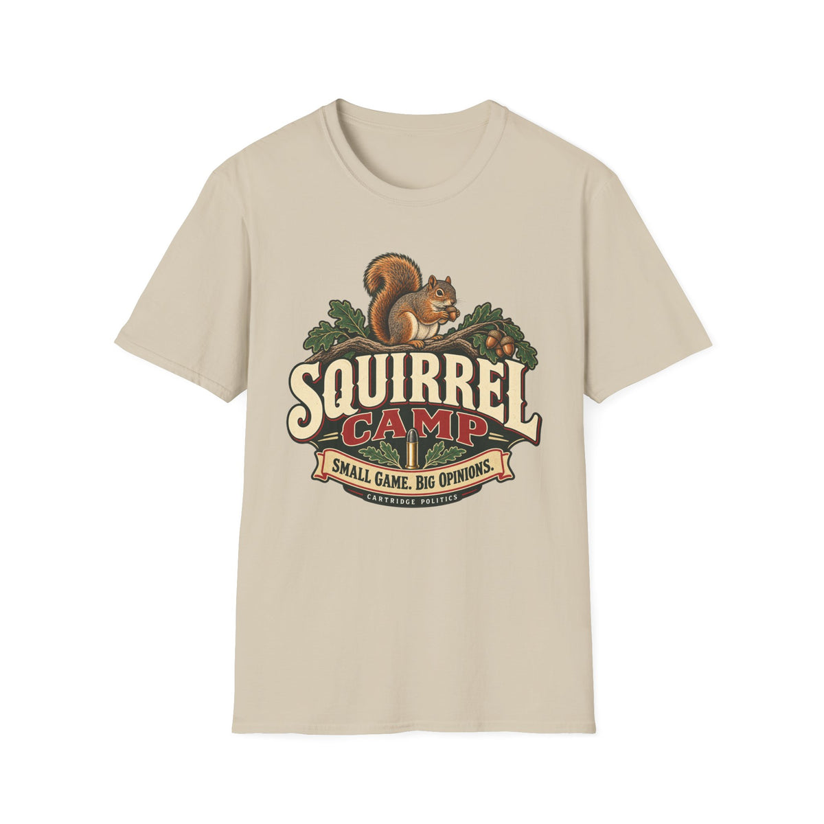Squirrel Camp .22 lr T-shirt