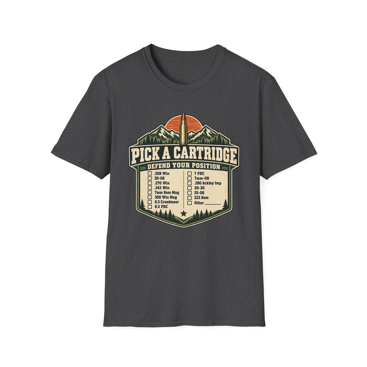 Pick your Cartridge Checkbox T-shirt