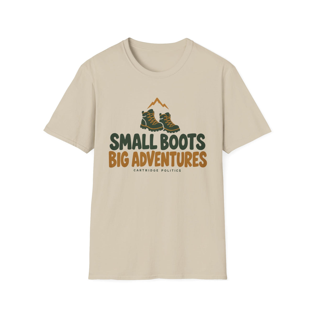 Small Boots Big Adventures T-shirt