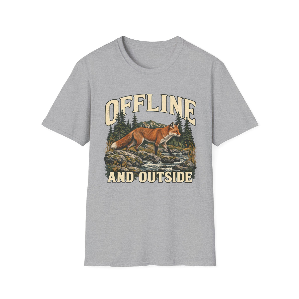 Offline and Outside Fox T-shirt
