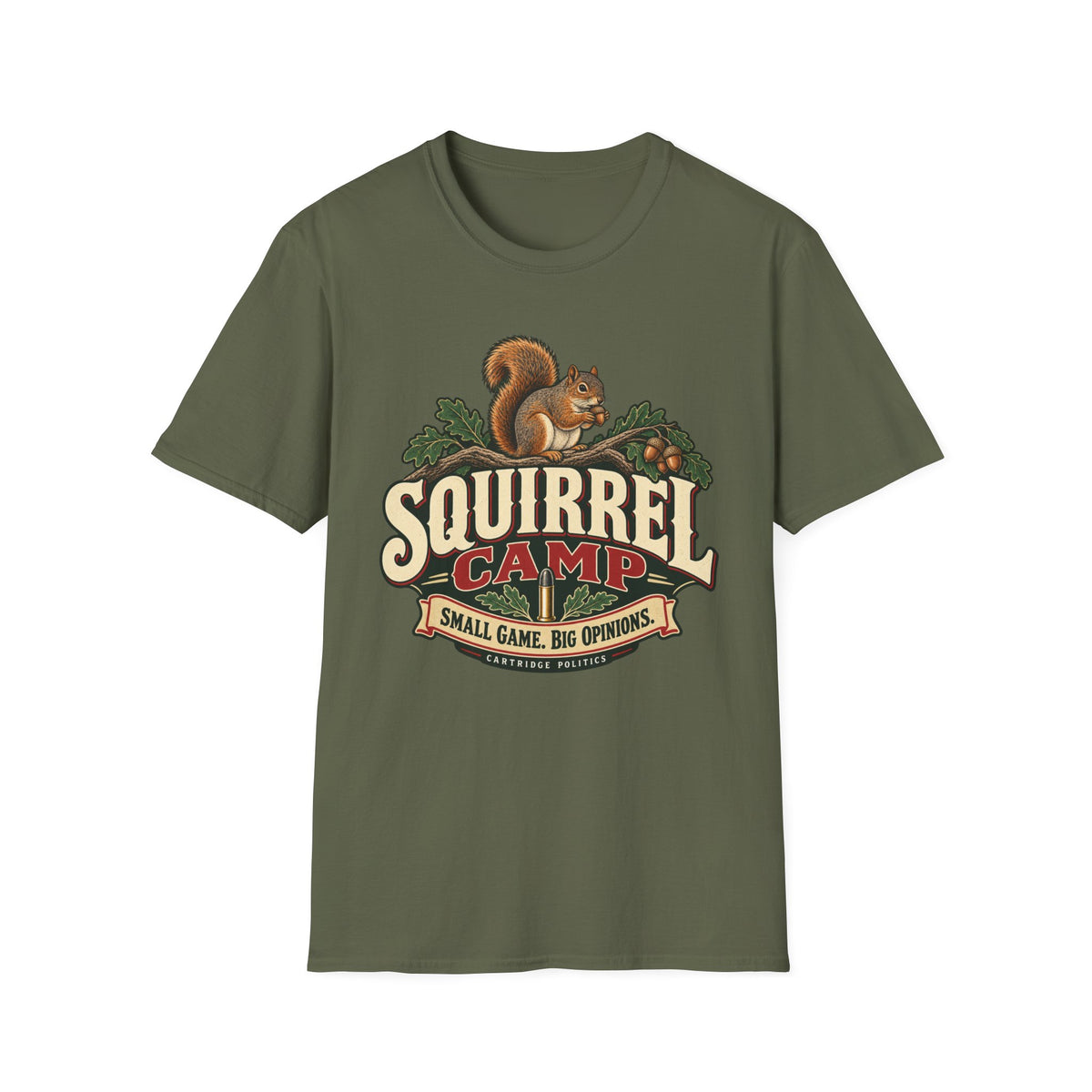 Squirrel Camp .22 lr T-shirt