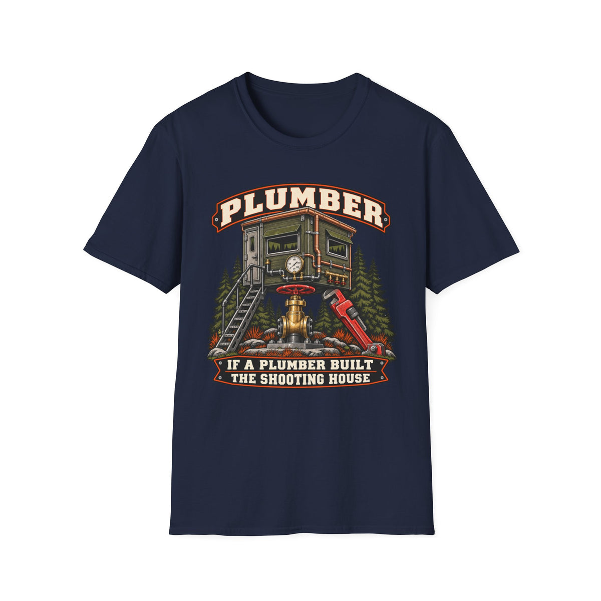 Plumber Shoot House T-shirt