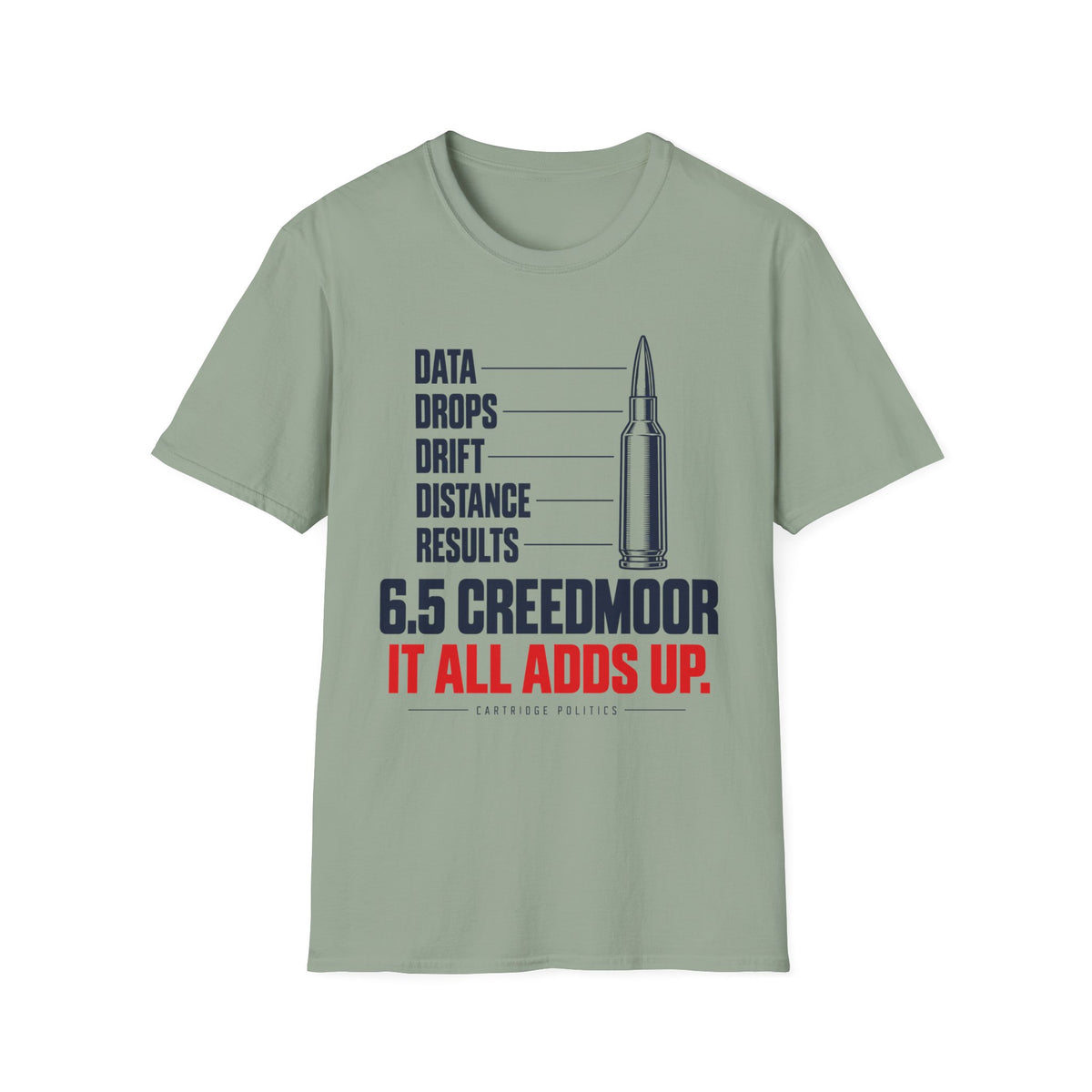 6.5 Creedmoor It All Adds Up T-shirt