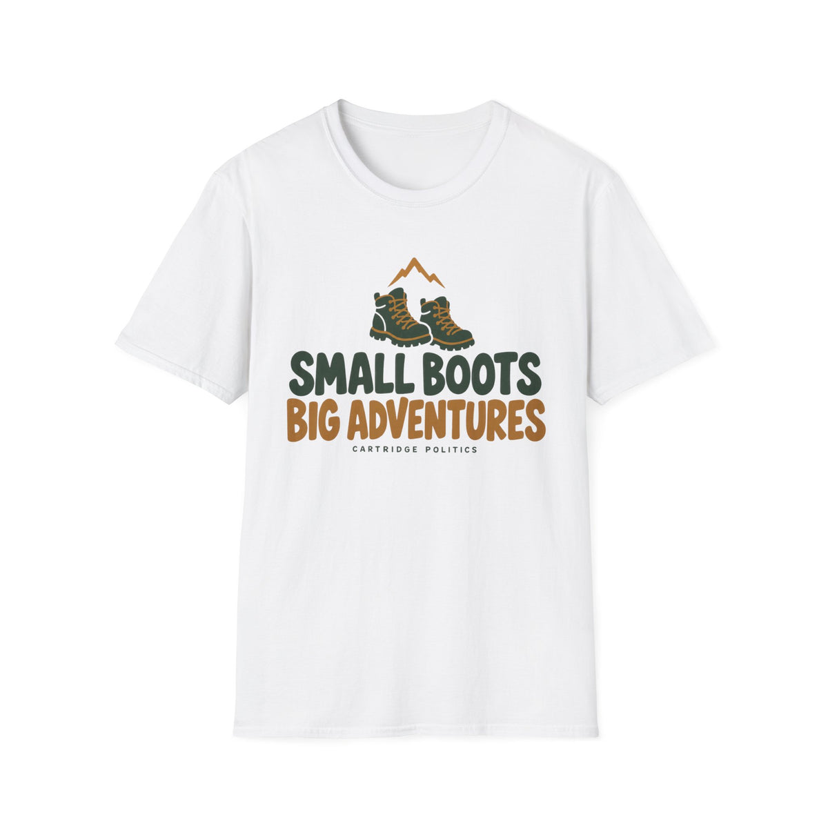 Small Boots Big Adventures T-shirt