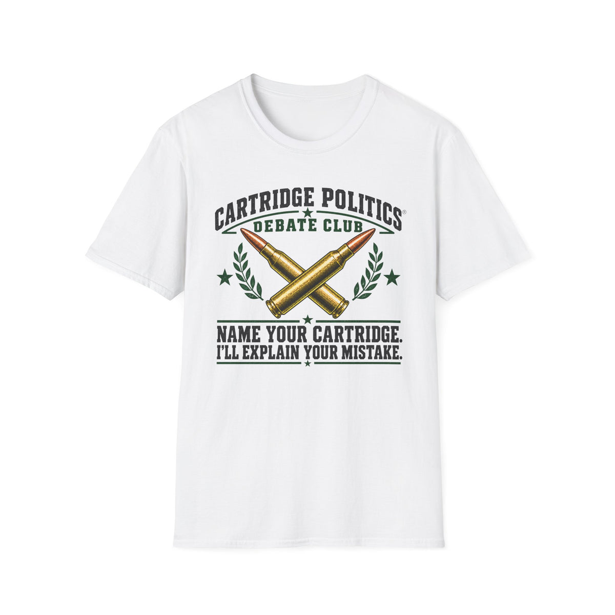 Cartridge Politics Debate Club T-shirt