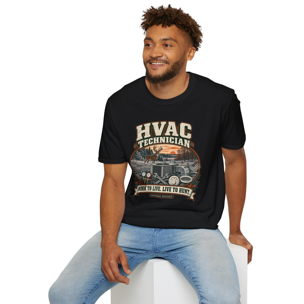 Old School HVAC Technician T-shirt
