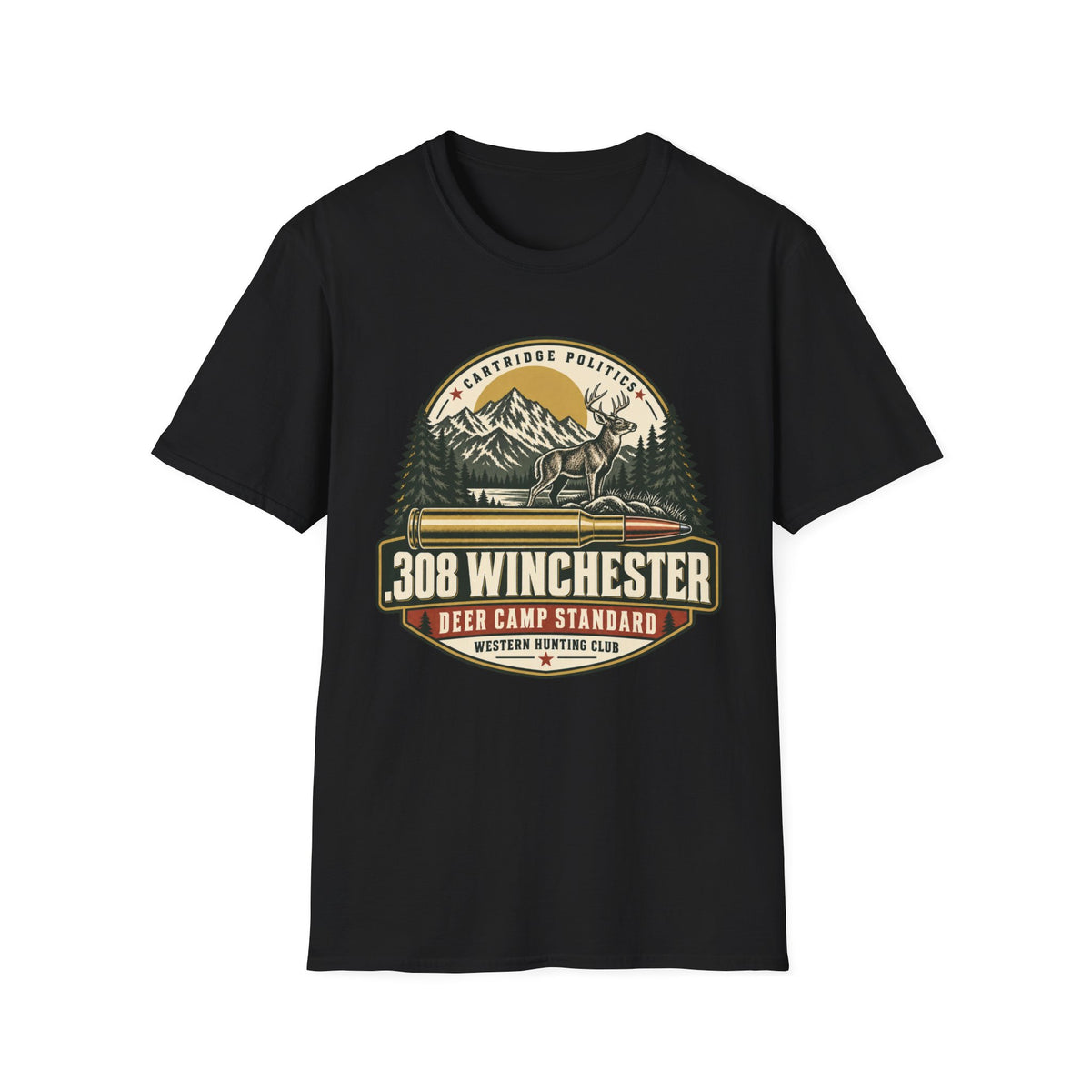.308 Winchester Shield T-shirt