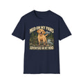 Yellow Lab Mud On My Paws T-shirt