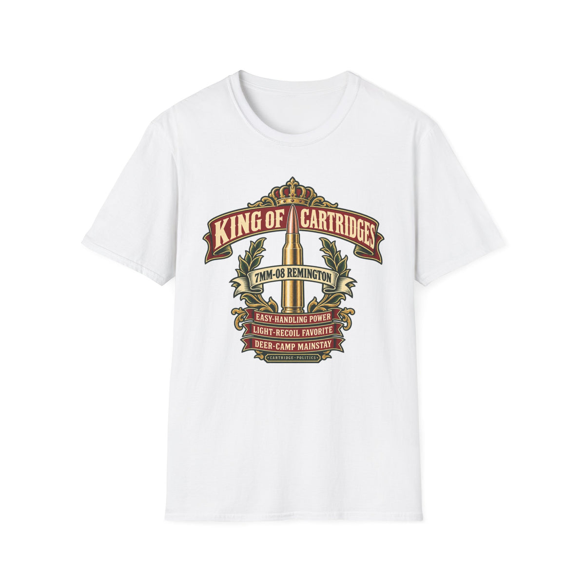 King of Cartridges 7mm-08 Remington T-shirt