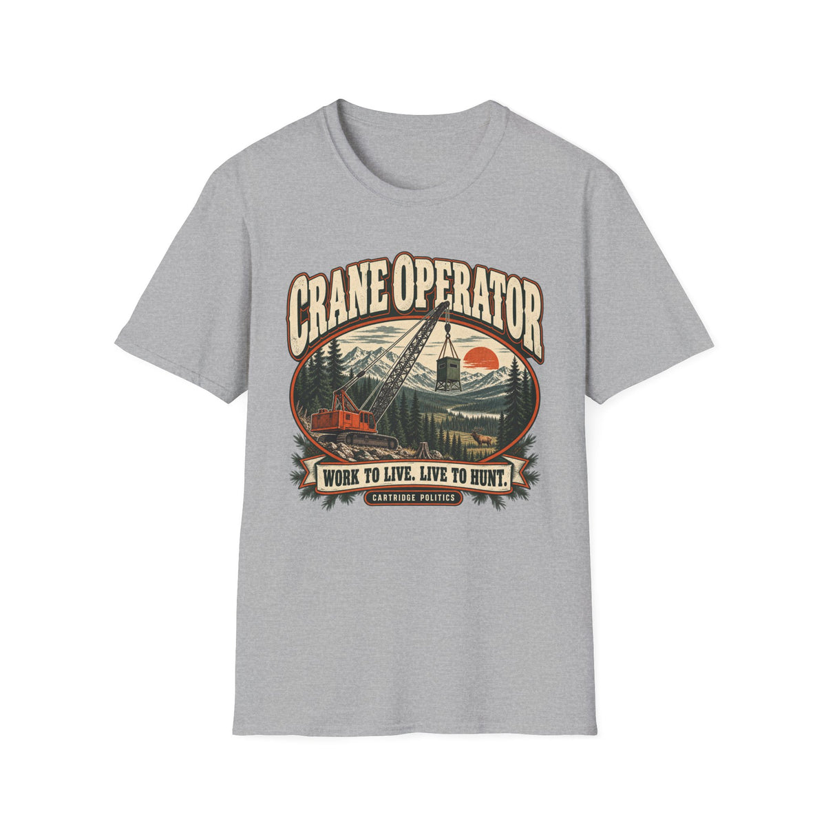 Old School Crane Operator T-shirt