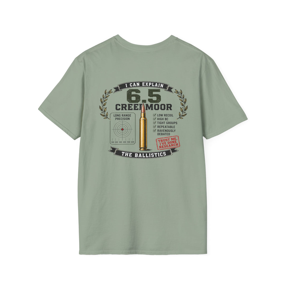 Team 6.5 Creedmoor Detailed T-shirt