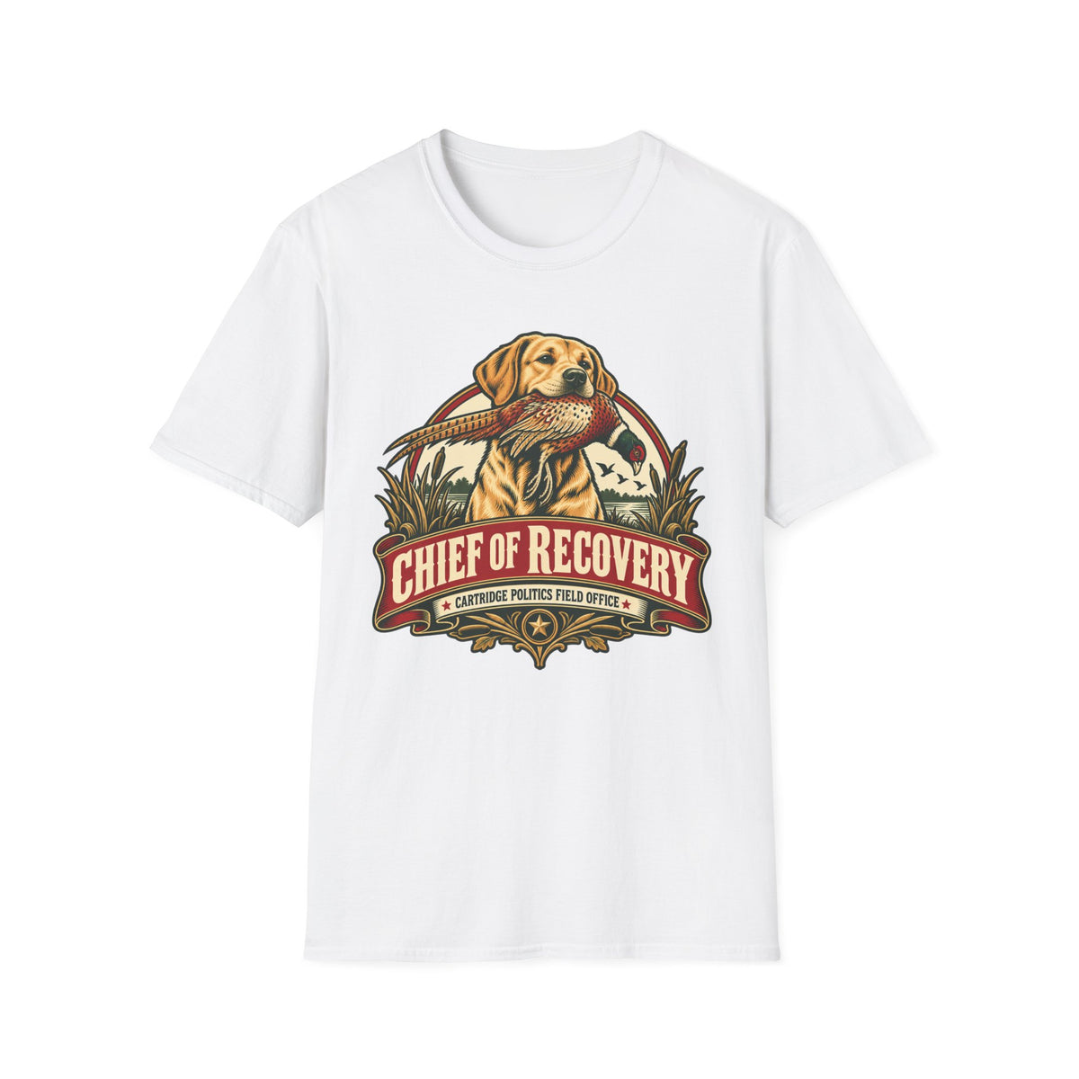Yellow Lab Chief of Recovery T-shirt