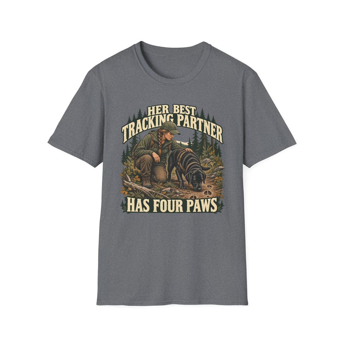 Her Best Tracking Partner T-shirt
