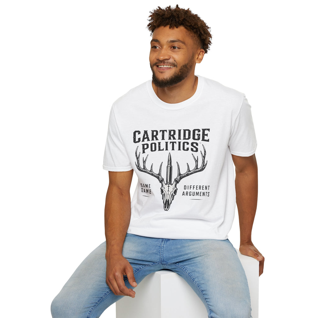 Cartridge Politics Same Game Different Arguments T-shirt