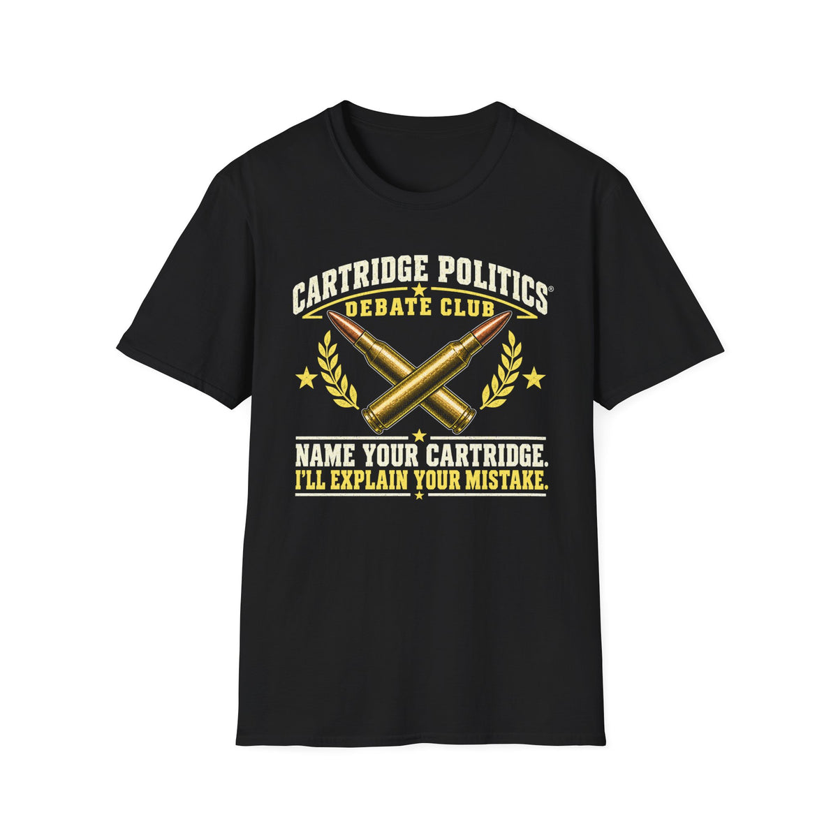 Cartridge Politics Debate Club T-shirt