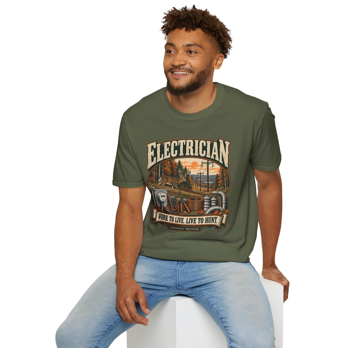 Old School Electrician T-shirt