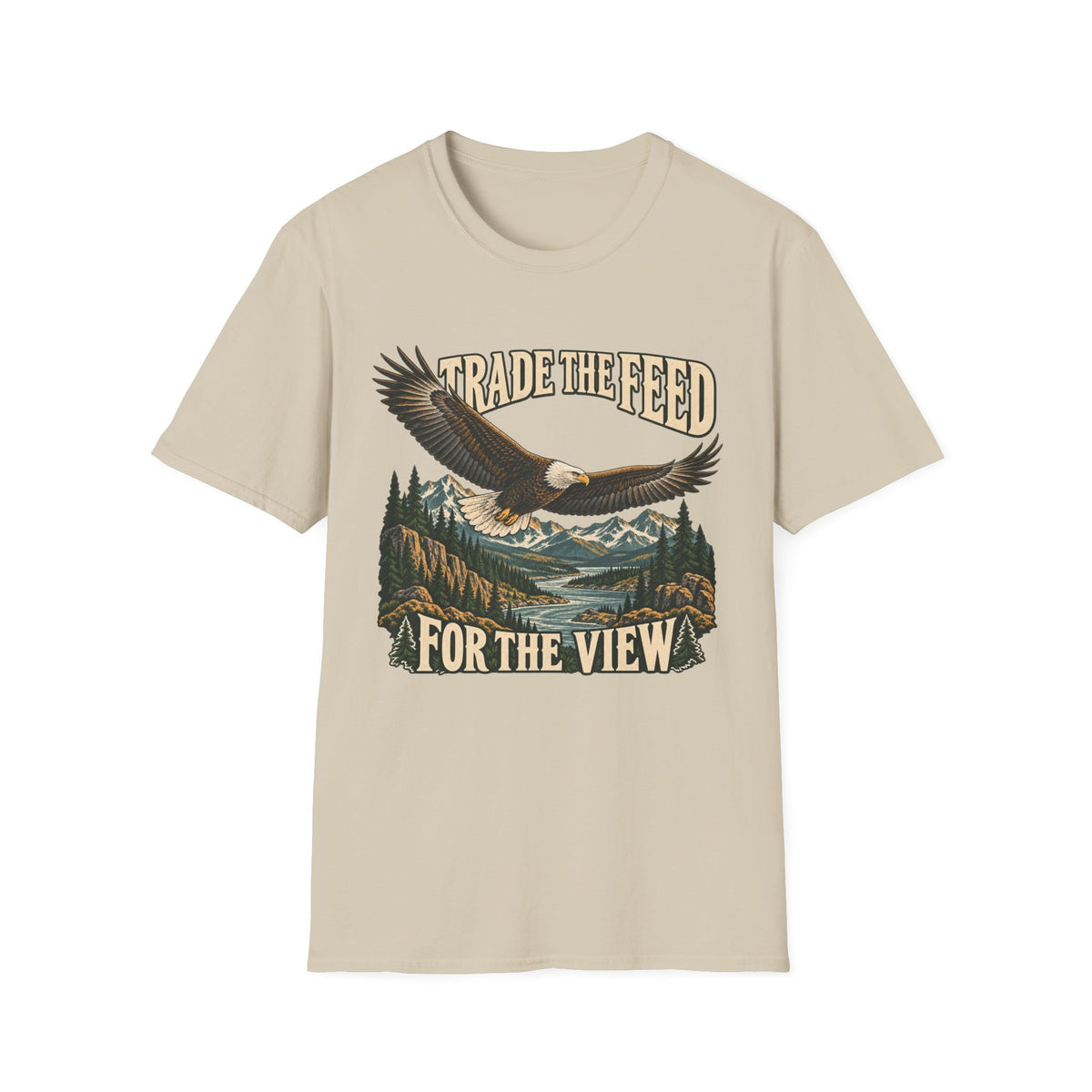 Trade The Feed Eagle T-shirt