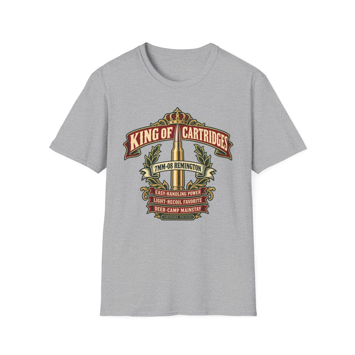King of Cartridges 7mm-08 Remington T-shirt