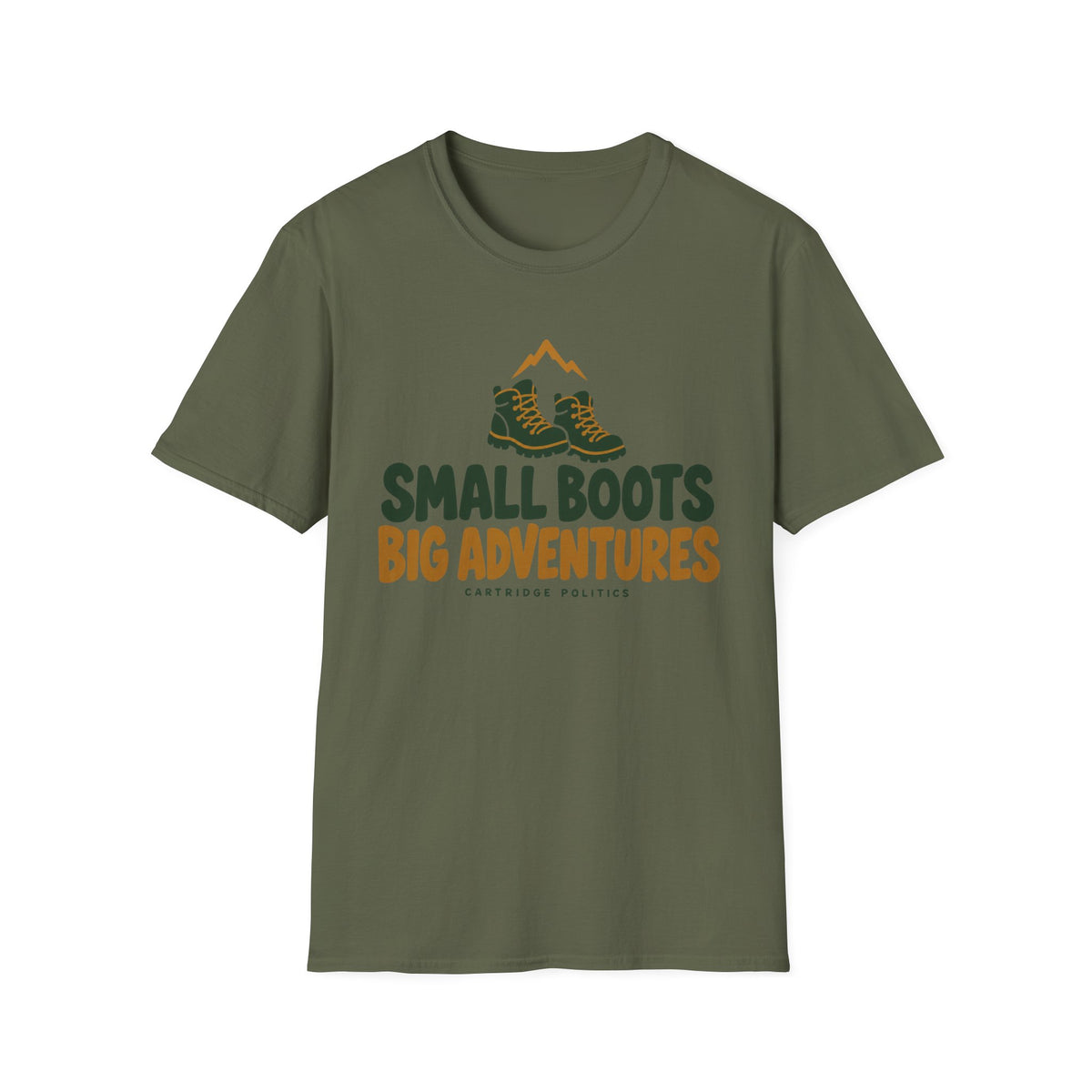 Small Boots Big Adventures T-shirt