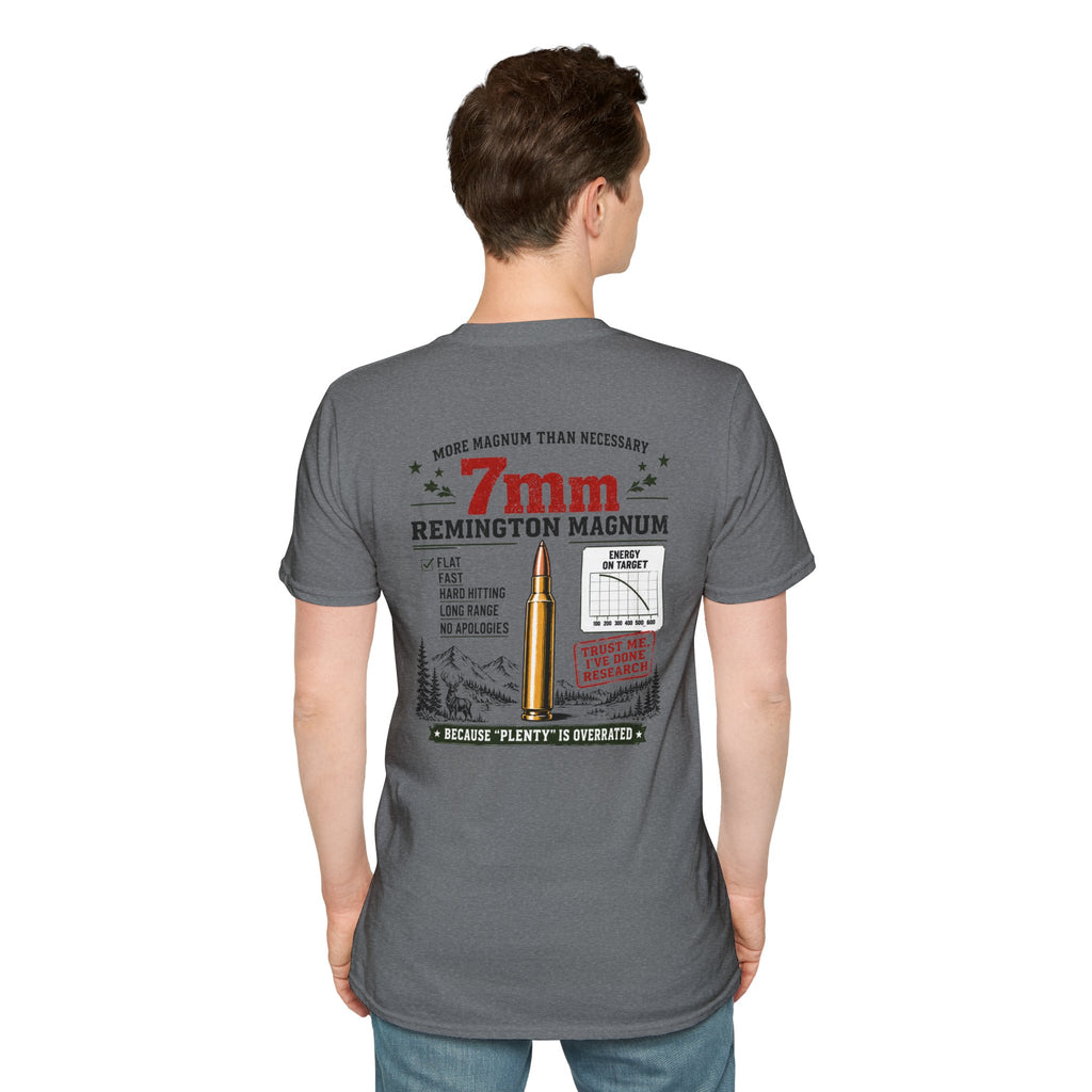 Team 7mm Remington Magnum Detailed T-shirt