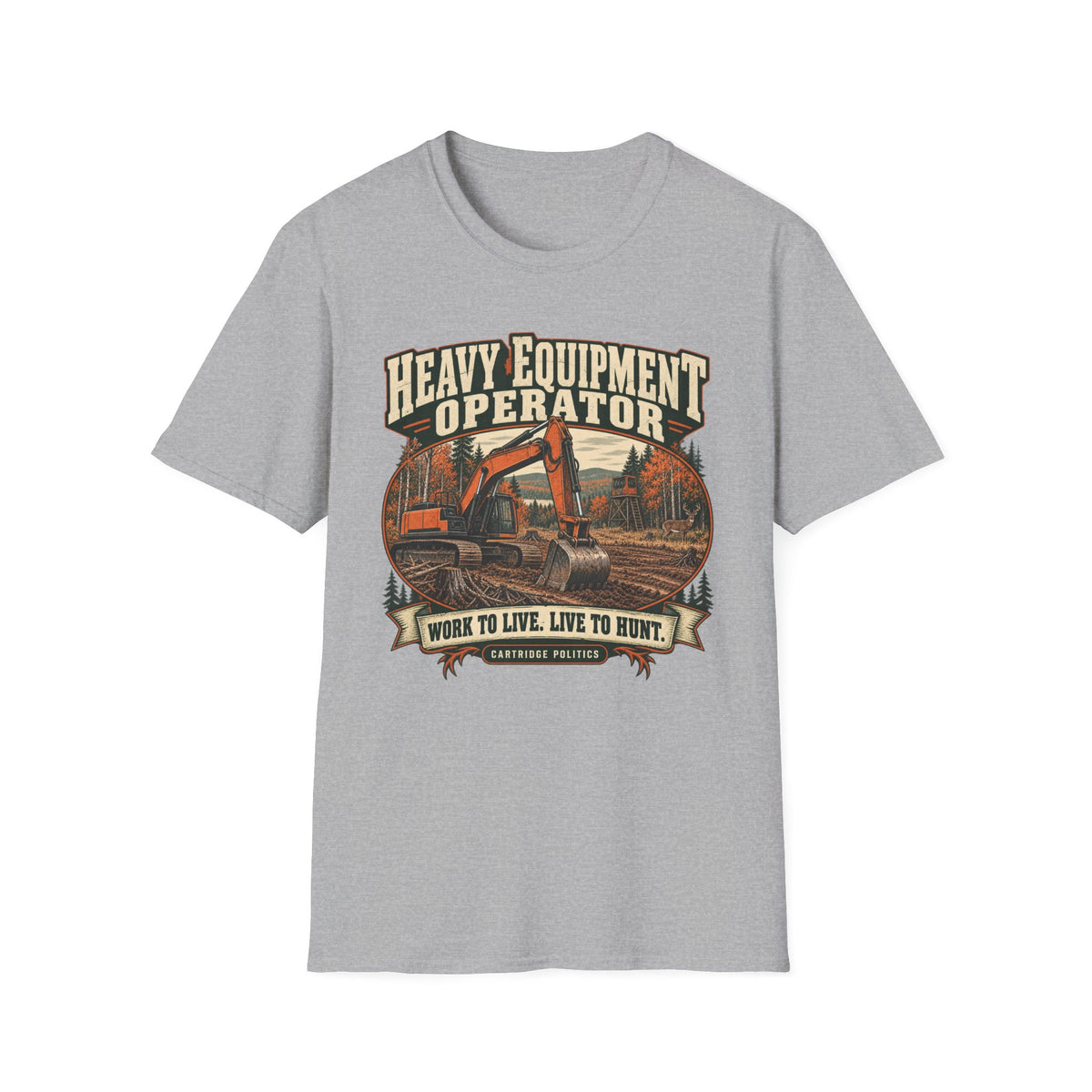Old School Heavy Equipment Operator T-shirt