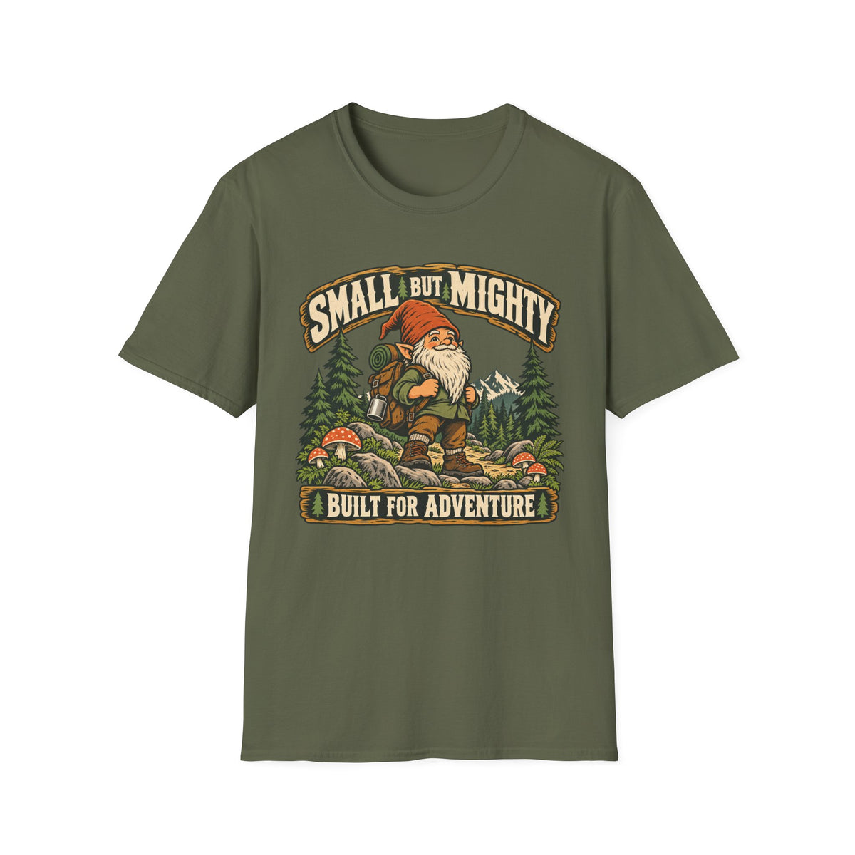 Kids Small But Mighty Gnome T-shirt