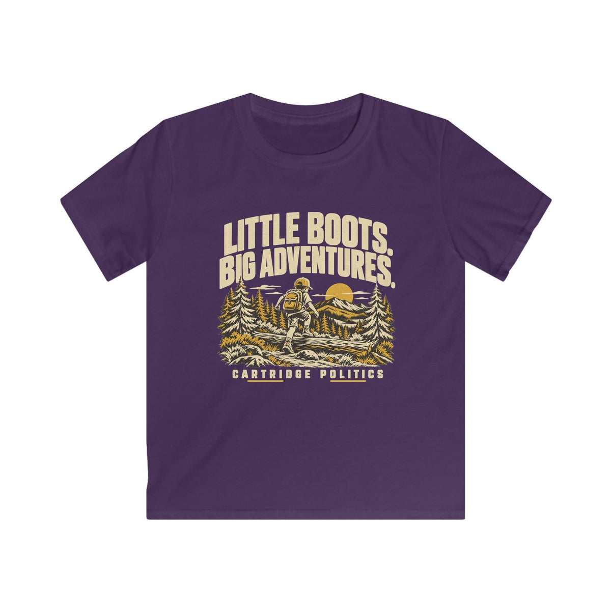 Kids Little Boots Big Adventures T-shirt