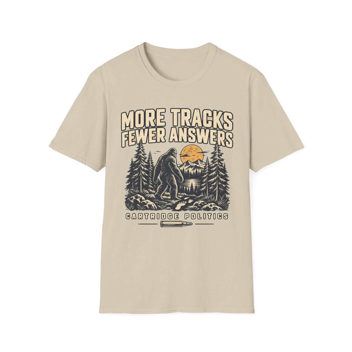 Sasquatch More Tracks Fewer Answers T-shirt