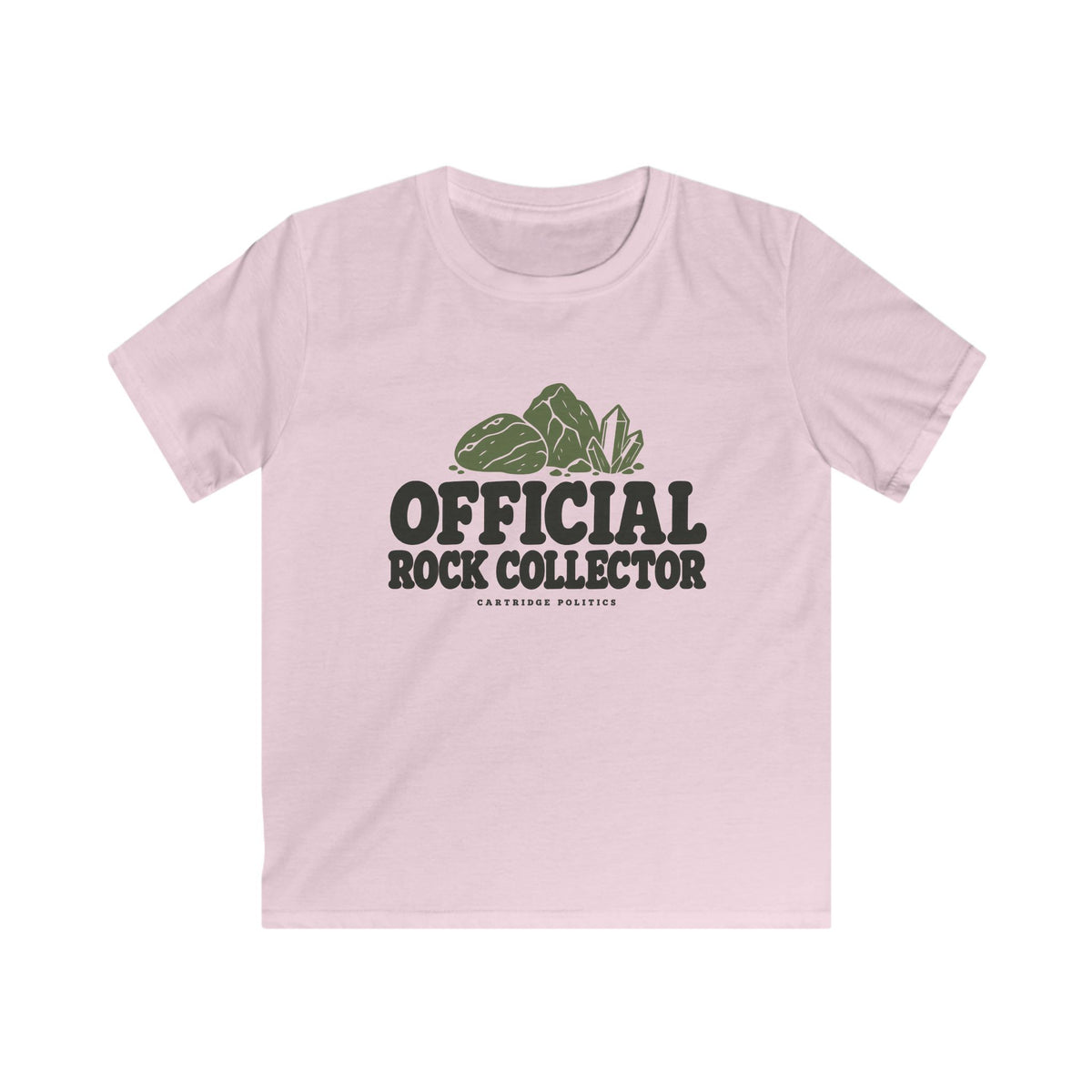 Kids Official Rock Collector T-shirt