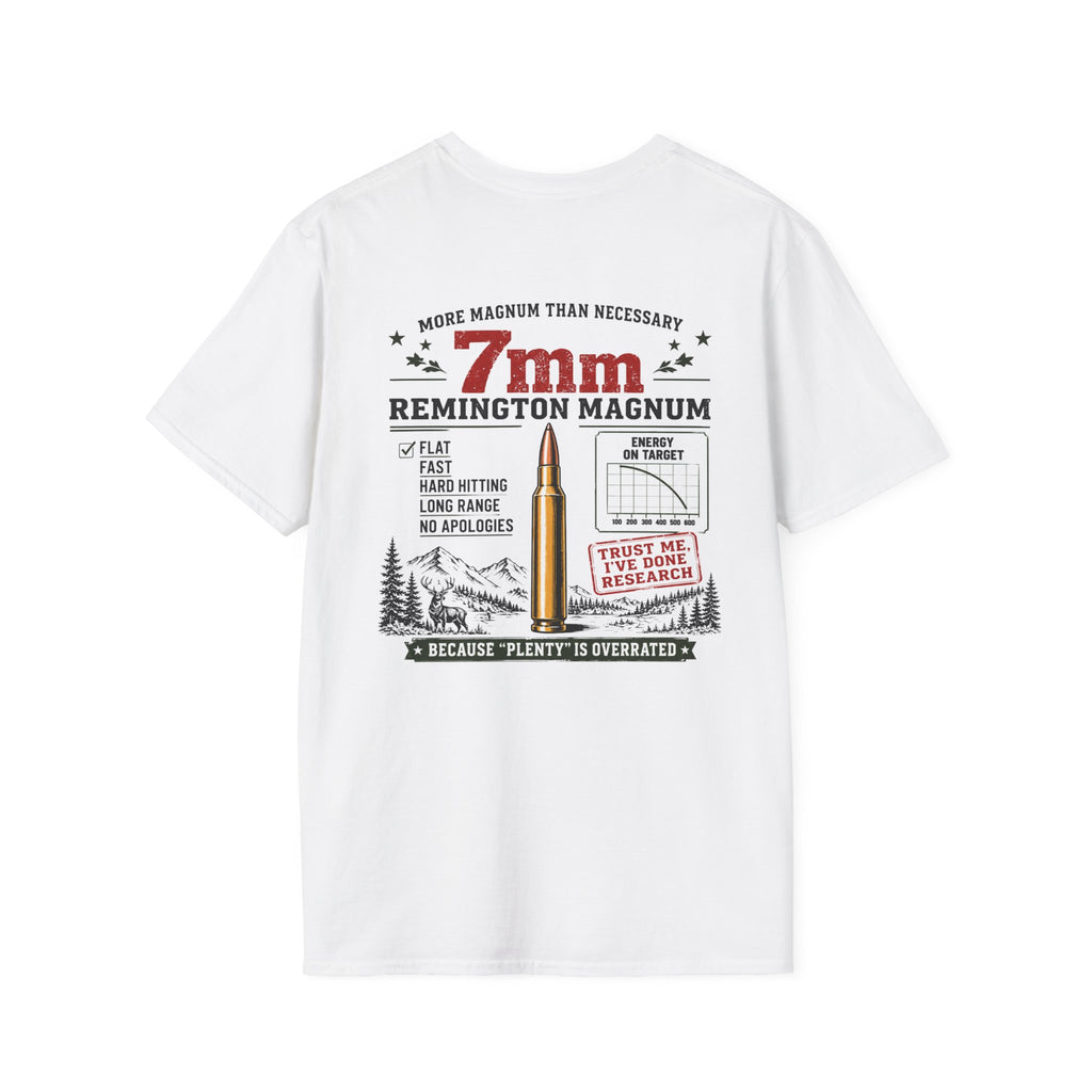 Team 7mm Remington Magnum Detailed T-shirt