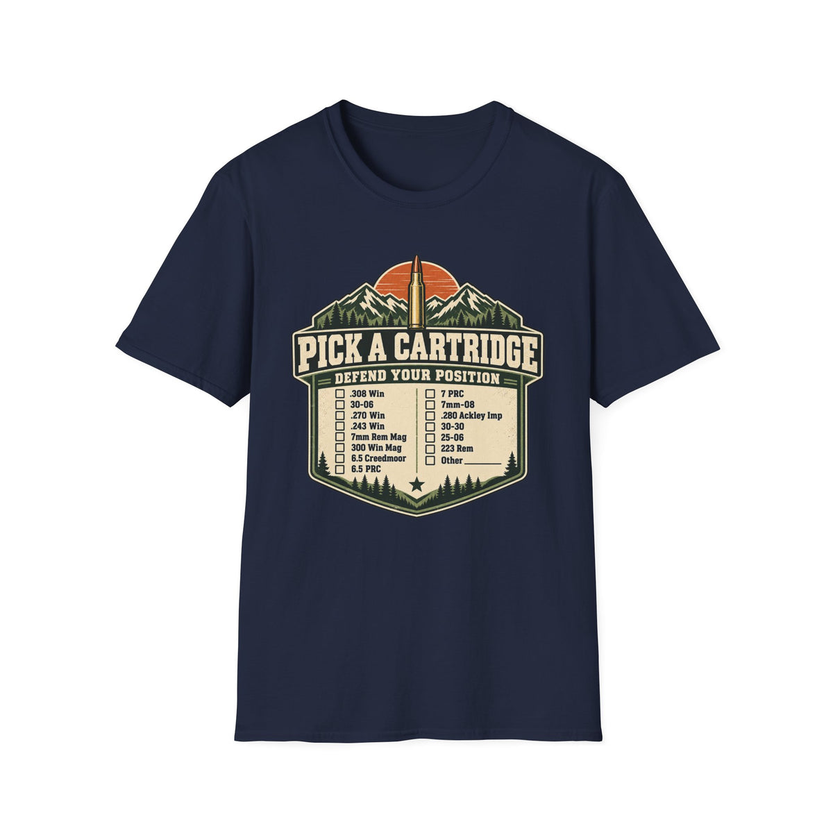 Pick your Cartridge Checkbox T-shirt