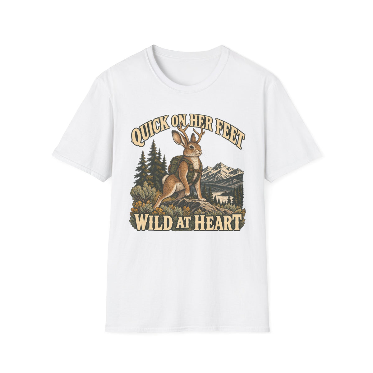 Jackalope Quick on Her Feet T-shirt