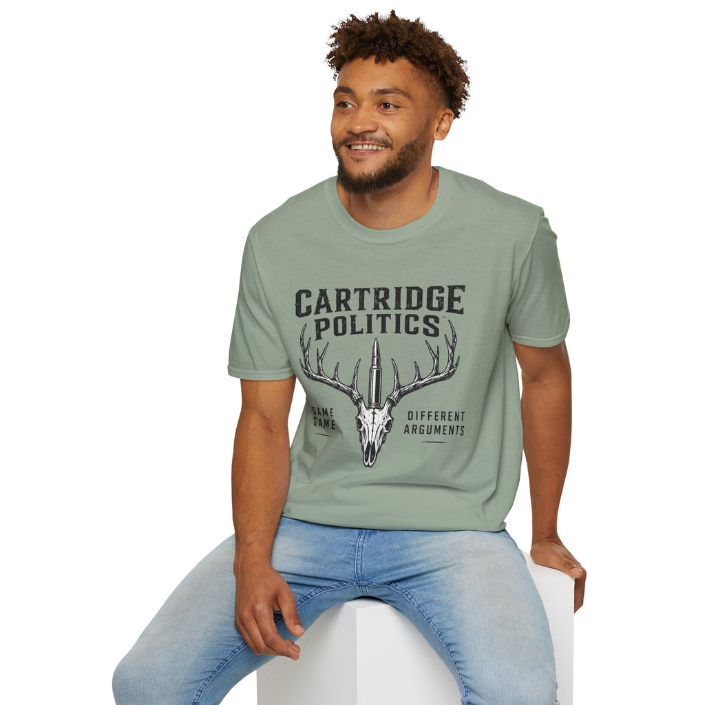 Cartridge Politics Same Game Different Arguments T-shirt