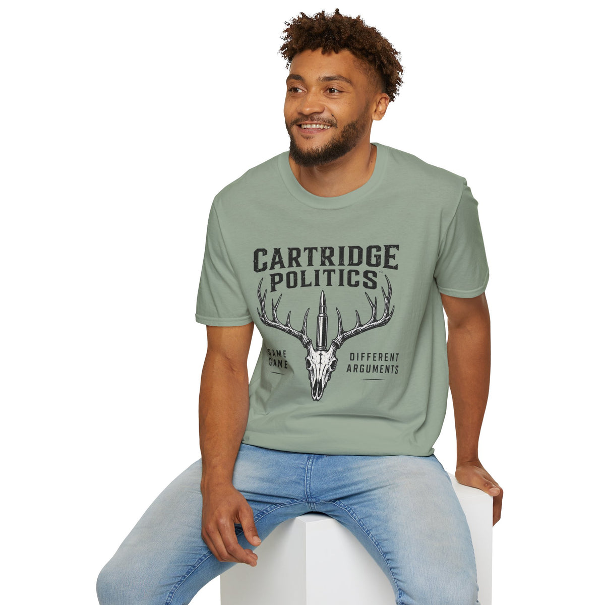 Cartridge Politics Same Game Different Arguments T-shirt